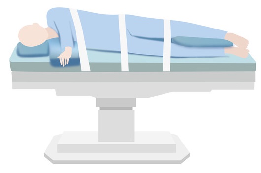 側臥位（横向き）